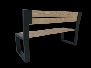 bench 3D-Modell