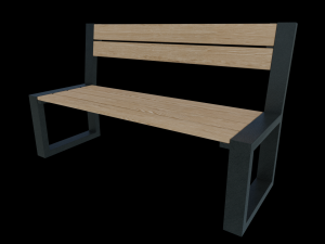 bench 3D 모델