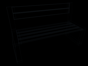 bench 3D 모델