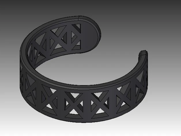 bracelet 3D Print Model .c4d .max .obj .3ds .fbx .stl .blend