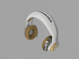 sennheiser headphone 3d Modèle 3D