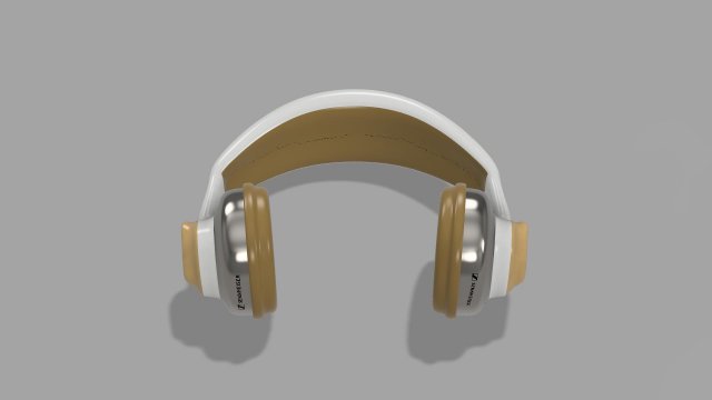sennheiser headphone 3d 3D Model in Audio 3DExport
