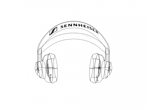 sennheiser headphone 3d 3D Модель