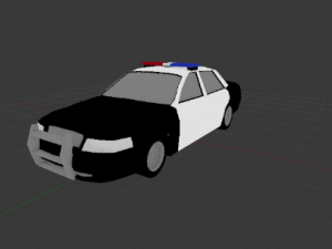 crown victoria lowpoly car model 3D Model