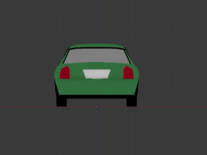 crown victoria lowpoly car model 3D Model