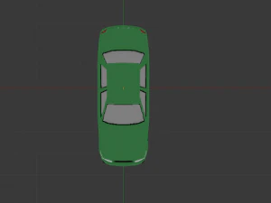 crown victoria lowpoly car model 3D Model