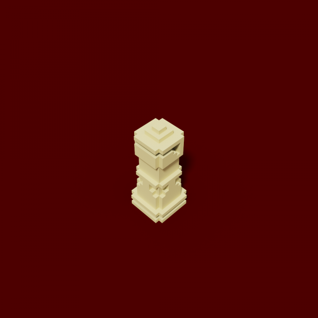 voxel chess Modelo 3D .c4d .max .obj .3ds .fbx .stl .blend 