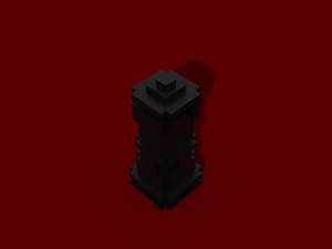 voxel chess Modelo 3D