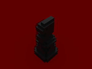 voxel chess Modelo 3D