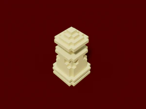 voxel chess 3D Model