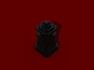 voxel chess Modelo 3D
