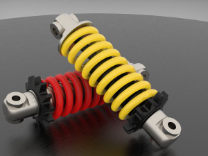 shock absorber 3D Model