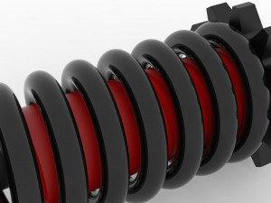 shock absorber Model 3D