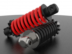 shock absorber Model 3D