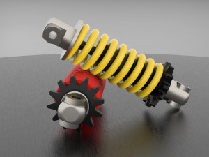 shock absorber Model 3D