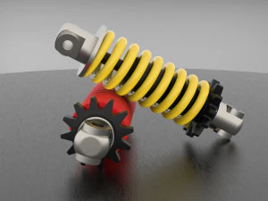 shock absorber 3D Model