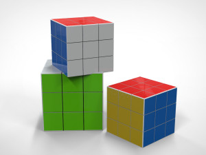rubix cube Model 3D