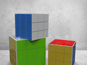 rubix cube Model 3D
