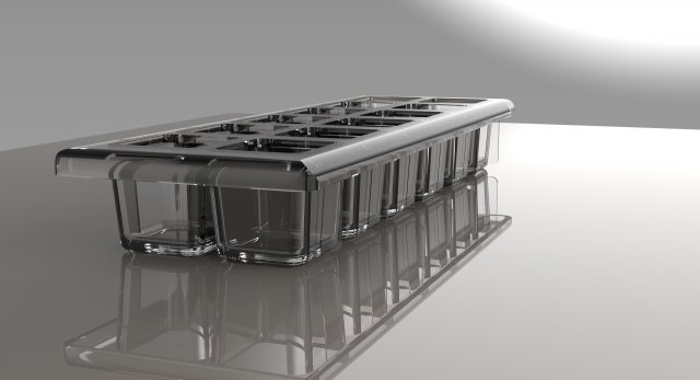 ice tray 3D-Modell .c4d .max .obj .3ds .fbx .stl .blend 