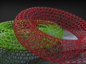 hexagonal mesh ring Modello 3D