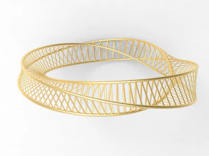 pulseira triangular Modelo 3D