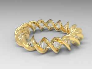 dna bracelet Modèle 3D