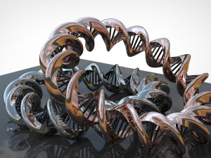 dna bracelet Modèle 3D
