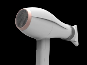 hair dryer tefal respect moving air hv6071k0 3D Model