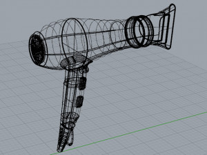 hair dryer tefal respect moving air hv6071k0 Modelo 3D