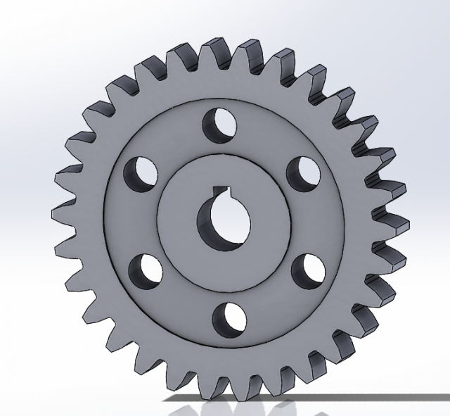 Gears - 3D Model by 3dstudio