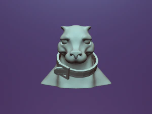 insansı &uuml;zg&uuml;n doggo 3D Model