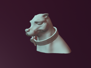 humaniod sad doggo Modèle 3D