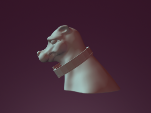 humaniod sad doggo Modèle 3D