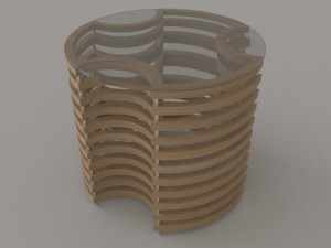 table and chairs 3D मॉडल