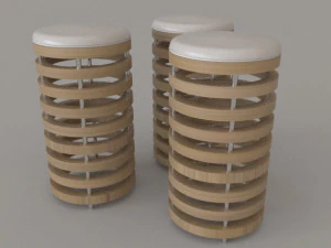 table and chairs 3D Model