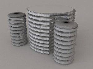 table and chairs 3D मॉडल