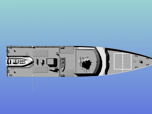 50m patrol boat Model 3D