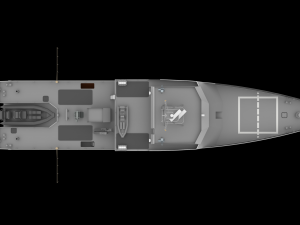 50m patrol boat Model 3D