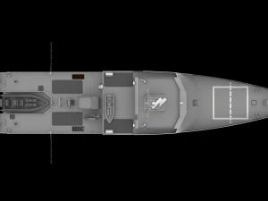 50m patrol boat 3D Model
