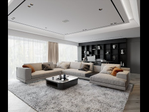 Living Room 3D Model