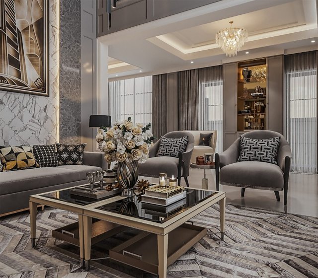 Living Room 3D मॉडल .c4d .max .obj .3ds .fbx .stl .blend 