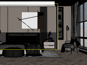 Bedroom Model 3D