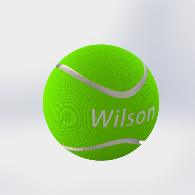 tennis ball 3D-Modell .c4d .max .obj .3ds .fbx .stl .blend 