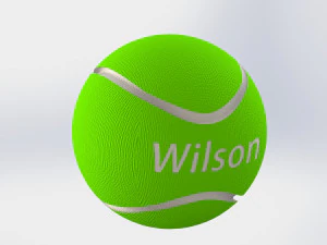 balle de tennis Modèle 3D