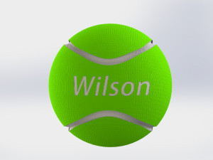 tennis ball 3D-Modell