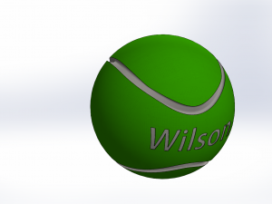 tennis ball 3D-Modell