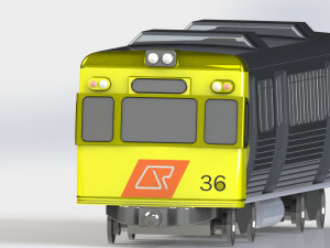 emu36 train Modelo 3D