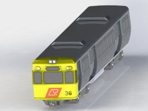 emu36 train Modelo 3D
