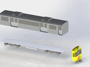 emu36 train 3D Model