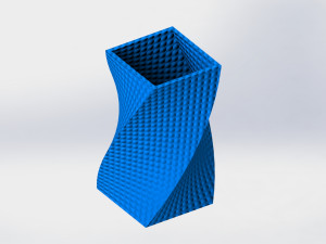 vase twist 3D 프린트 모델